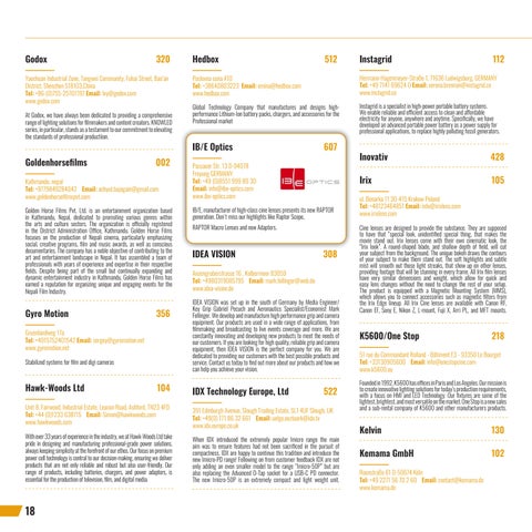 Euro Cine Expo 2024 Showguide 第 18 页