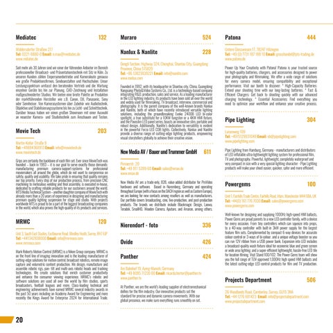 Euro Cine Expo 2024 Showguide 第 20 页