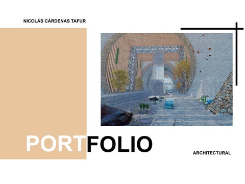 建筑 PORTFOLIO 第 1 页