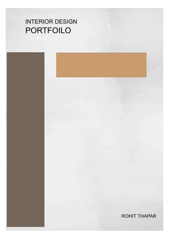 Interior design portfolio 
