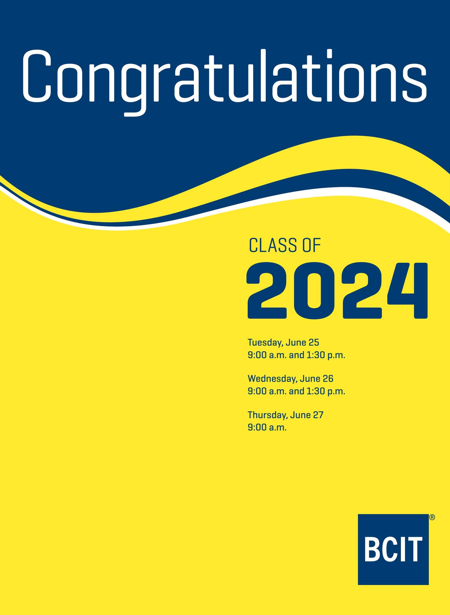 BCIT Convocation Spring 2024 Program by BCIT - Issuu