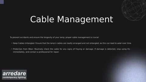 arredare_ 灯饰目录 · Luceplan 落地灯 | Maintenance and Care Tips | Arredare 第 5 页