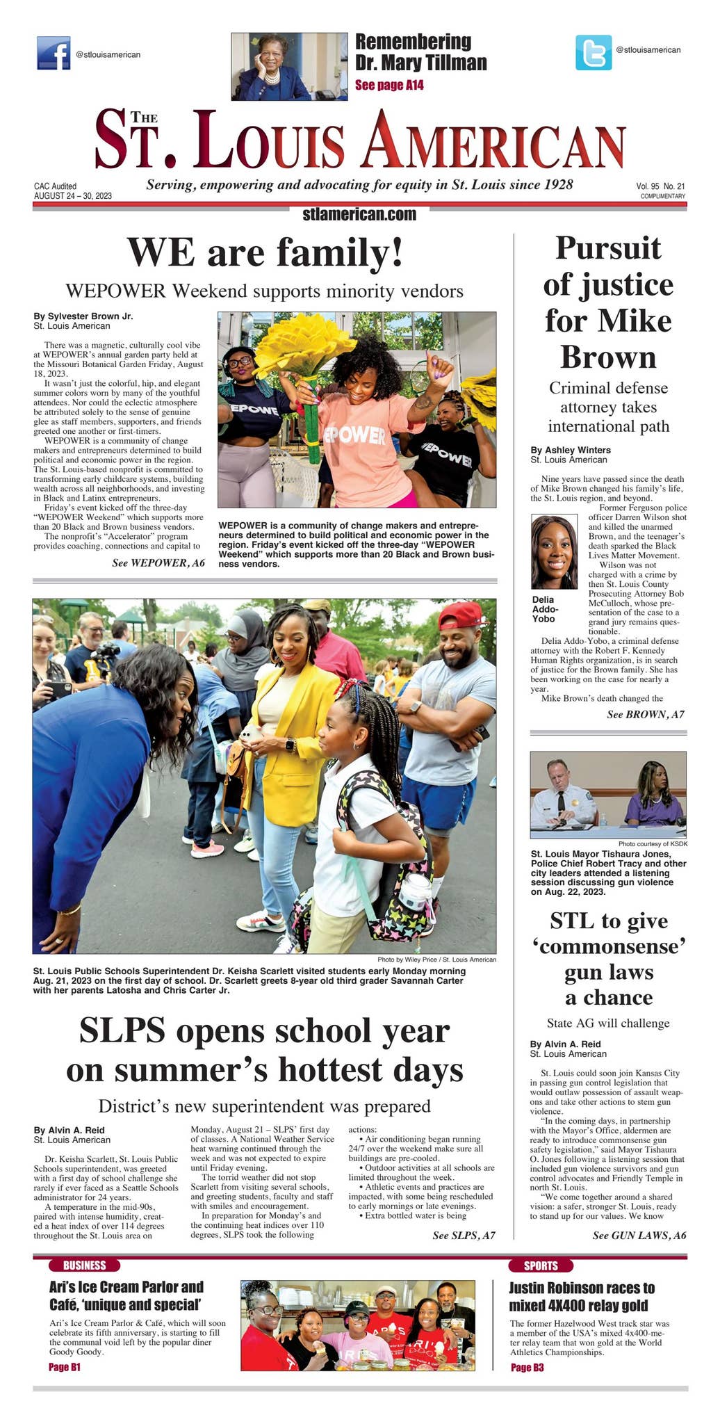 August 24th, 2023 edition by The St. Louis American - Issuu