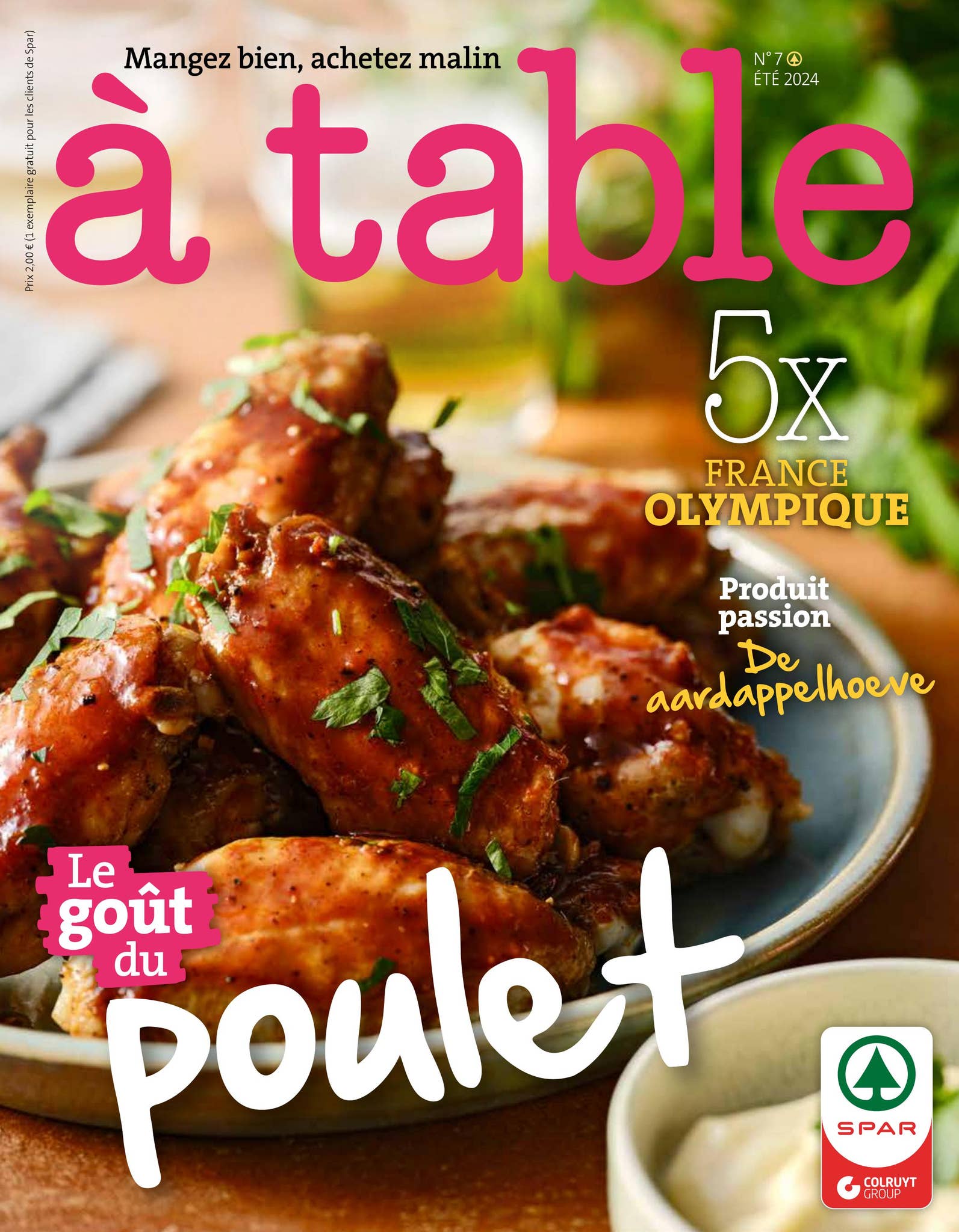 Spar Table Spar Colruyt Group - À TABLE Juillet 2024 by Colruyt Group - Issuu
