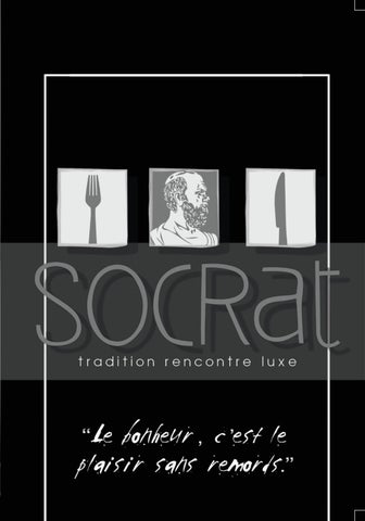 Socrat Restaurant - Menu des Boissons