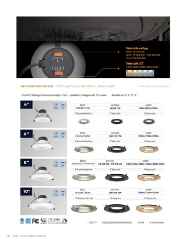 VonnLighting 灯饰目录 · Ecoline Downlights 第 12 页
