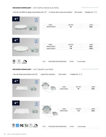 VonnLighting 灯饰目录 · Ecoline Downlights 第 16 页