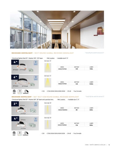 VonnLighting 灯饰目录 · Ecoline Downlights 第 19 页