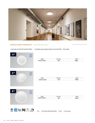 VonnLighting 灯饰目录 · Ecoline Downlights 第 22 页