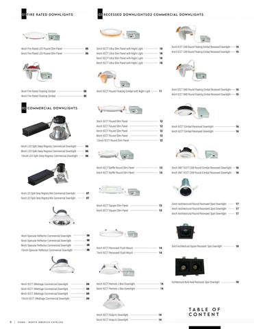 VonnLighting 灯饰目录 · Ecoline Downlights 第 6 页