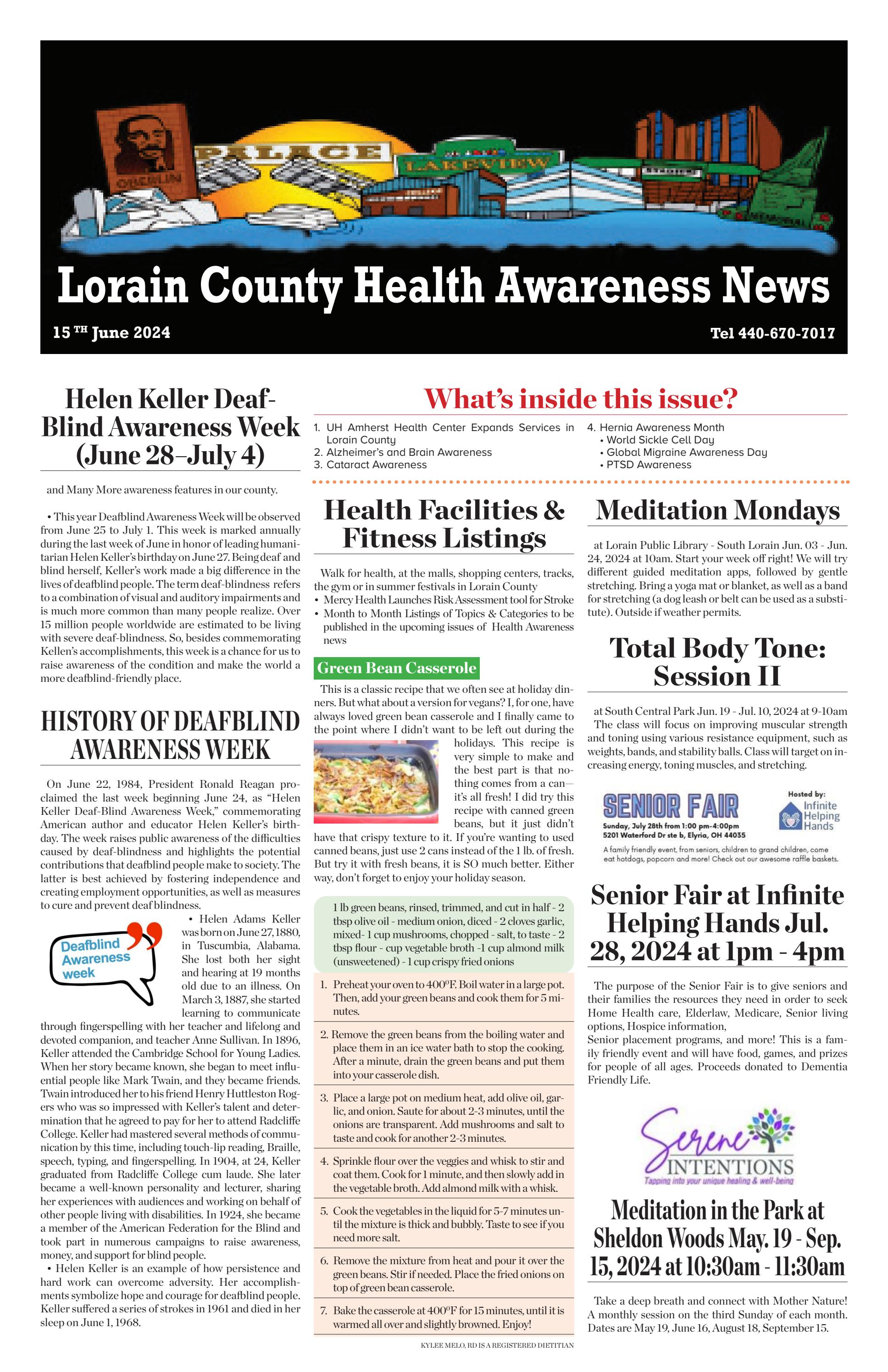 Lorain County Health Awareness News by brotherlew - Issuu