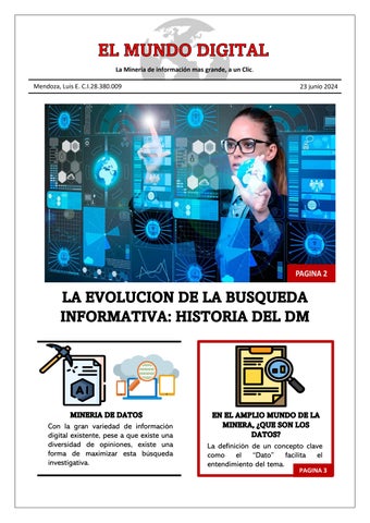 Actividad Sumativa N° 1 Unidad I y II: REVISTA DIGITAL