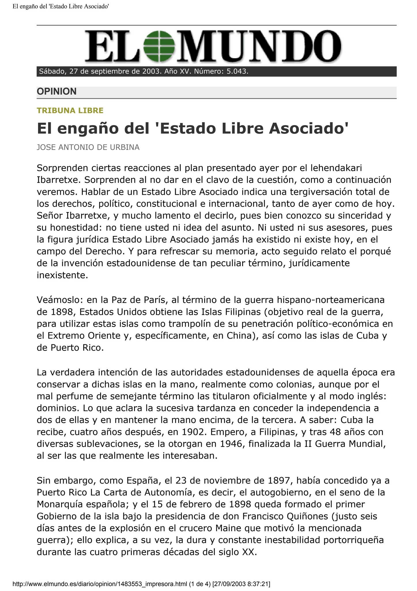 El Engaño del