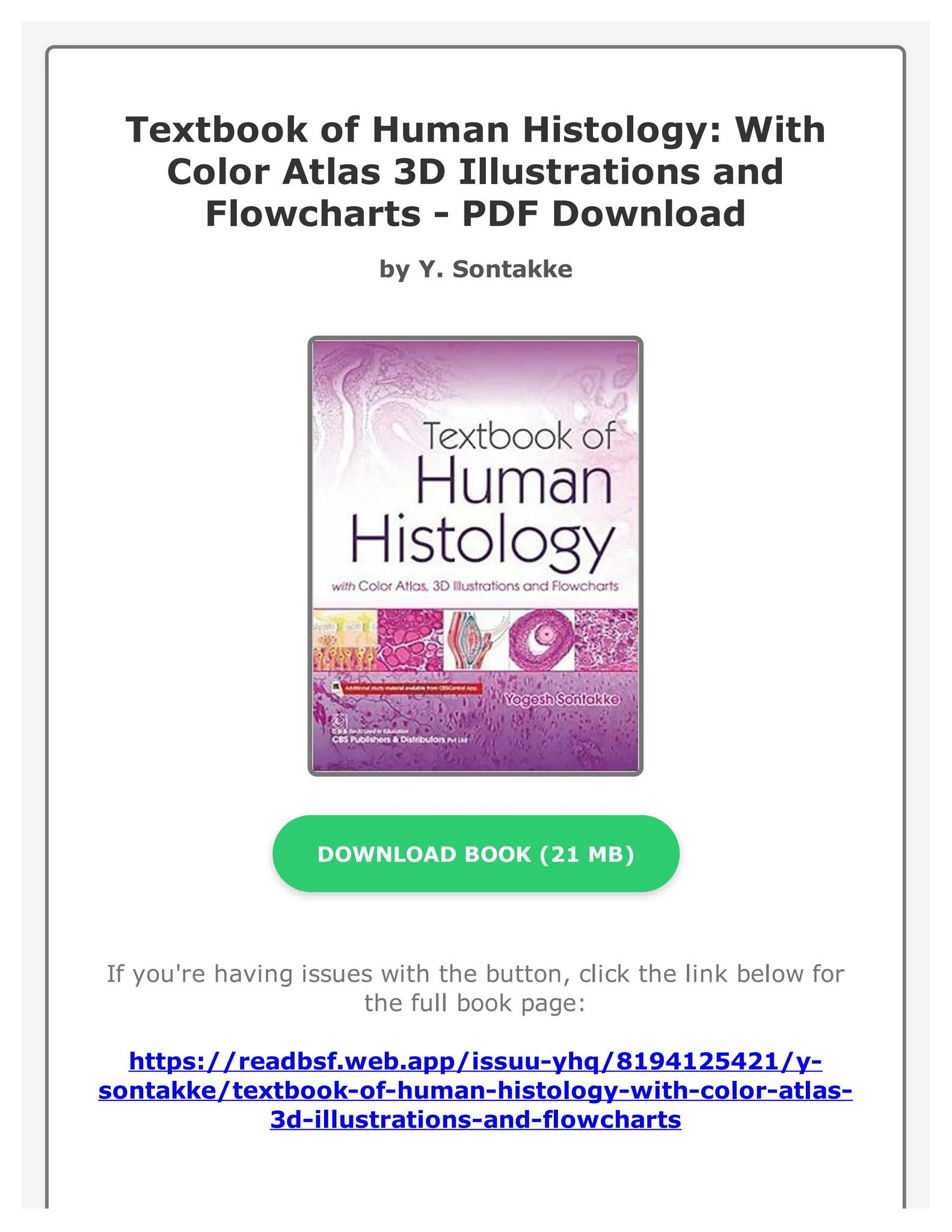 Color Atlas and Text of Histology 第3版 Color Atlas and Text of Histology by Leslie P. Gartner