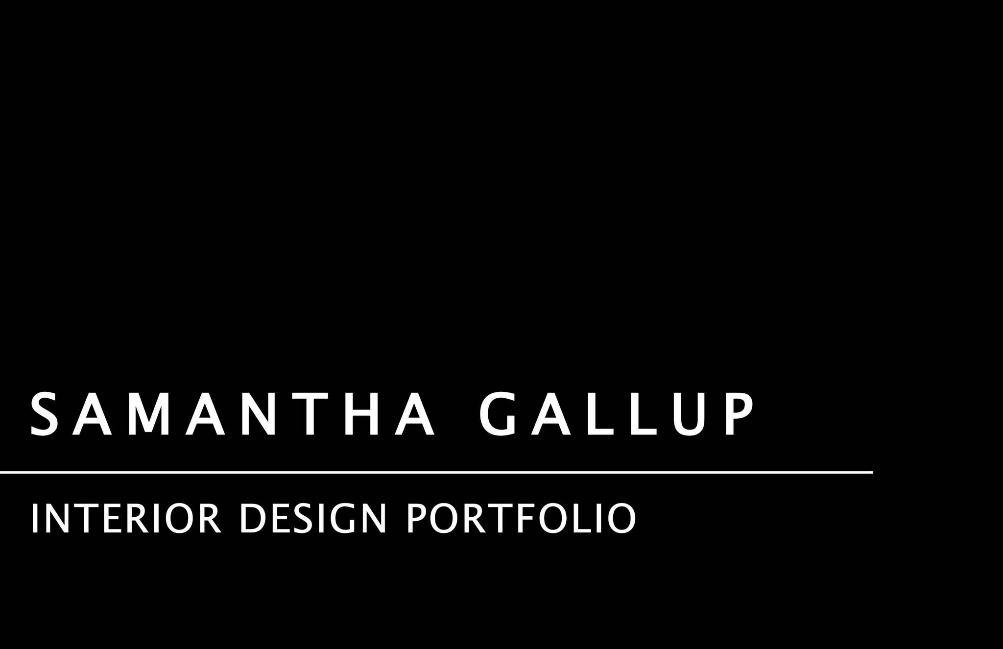 Interior Design Portfolio by Samantha Gallup - Issuu