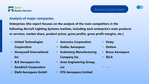 GlobalMarketMonitor 灯饰目录 · 全球 Aircraft 灯饰 Systems Market Scope 1.97% Market Cagr, Market Size and Growth 第 5 页