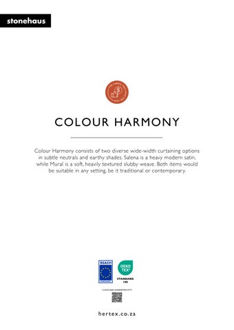 HertexHAUS Hertex Stonehaus Colour Harmony Curtaining 灯饰产品集 第 2 页