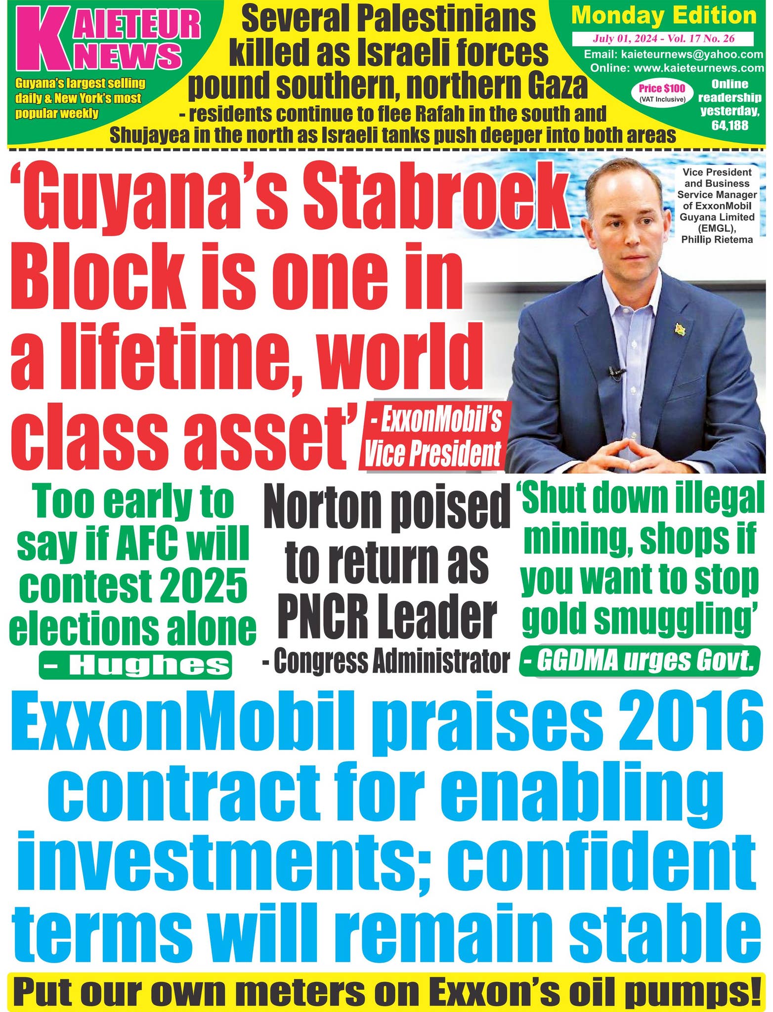 News update from the daily paper