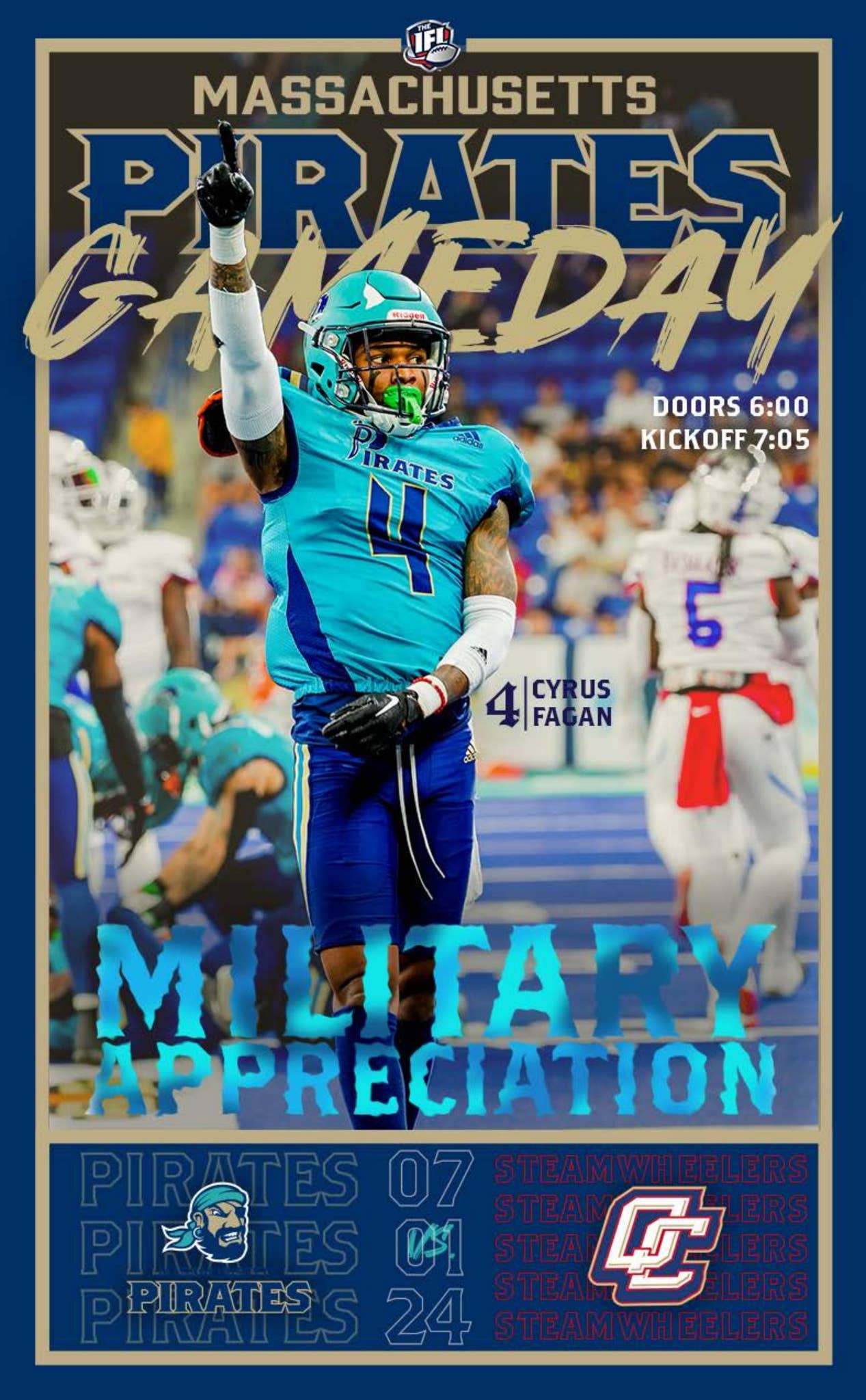 MA Pirates Gameday Program | Week 16 vs Quad CIty | 7.01.24 by mpirates
