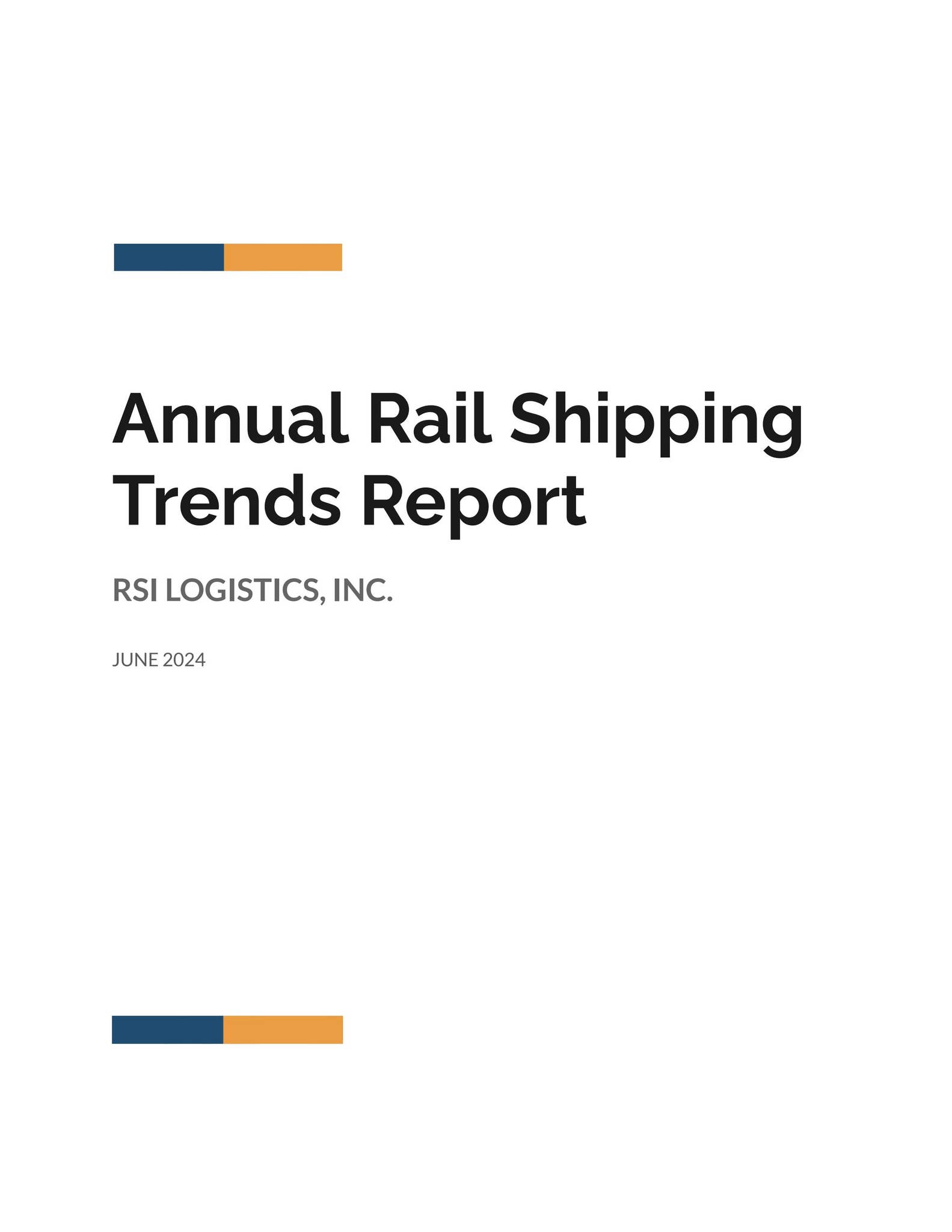 RSI Logistics 2024 Annual Rail Shipping Trends Report by rsilogistics ...