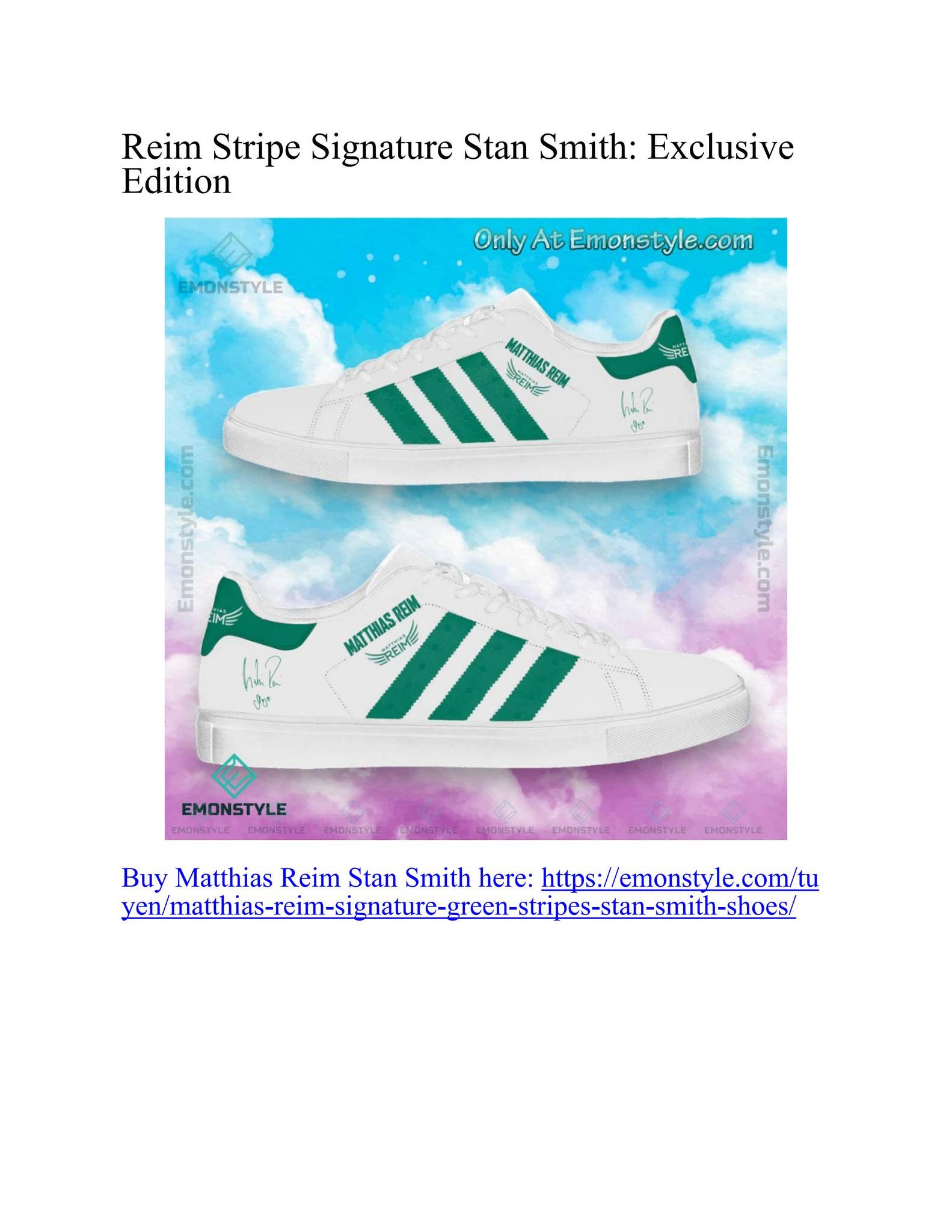 stan smith green stripes