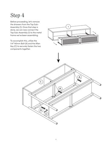nathanjameshome 家具目录 · Andrew 玄关桌 Instruction Sheet 第 6 页