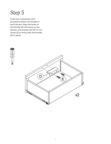 nathanjameshome 家具目录 · Andrew 玄关桌 Instruction Sheet 第 7 页