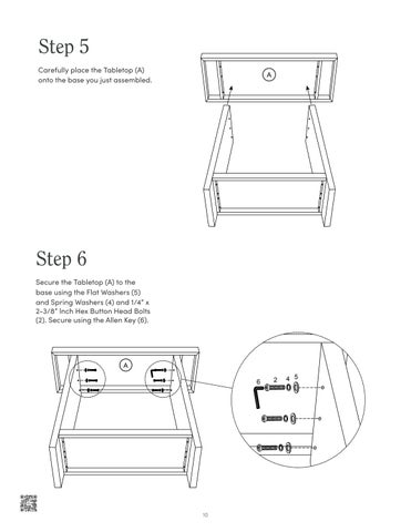 nathanjameshome 家具目录 · Virgo 玄关桌 Instruction Sheet 37301 第 10 页