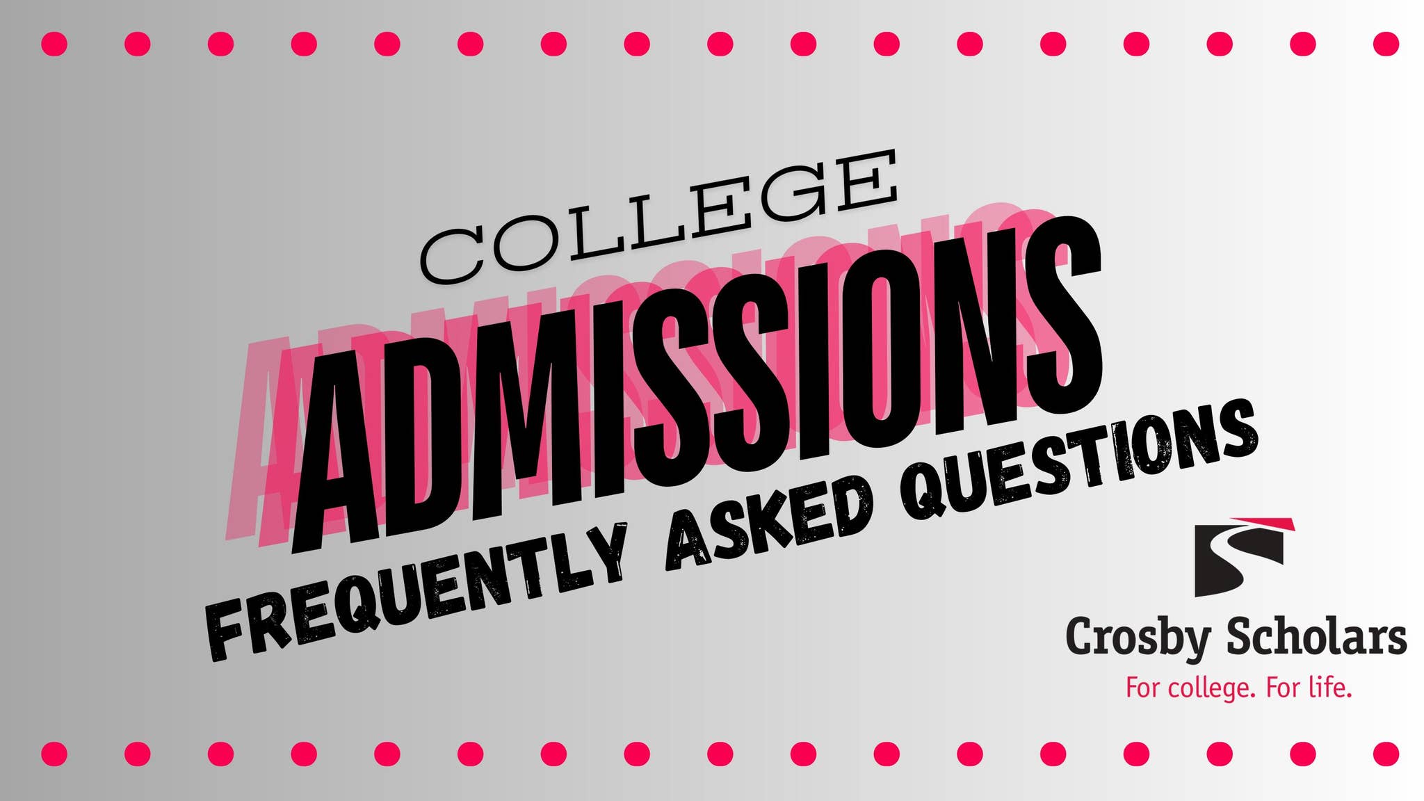 Presentation Slides | College Admissions Process FAQs (Class of 2025 ...