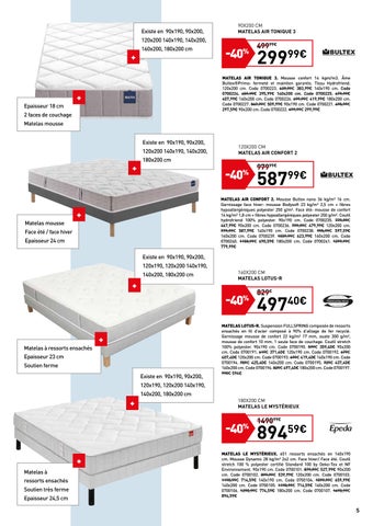 SPECIAL LITERIE - CONFORAMA LUXEMBOURG 第 5 页