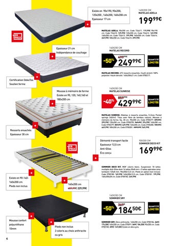 SPECIAL LITERIE - CONFORAMA LUXEMBOURG 第 6 页