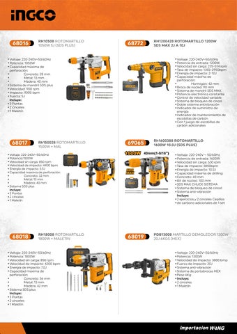 CATALOGO INGCO ELECTRICO 册 1 第 16 页