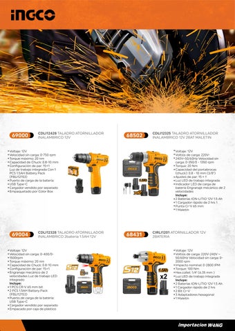 CATALOGO INGCO ELECTRICO 册 1 第 2 页