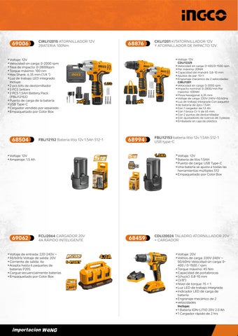 CATALOGO INGCO ELECTRICO 册 1 第 3 页