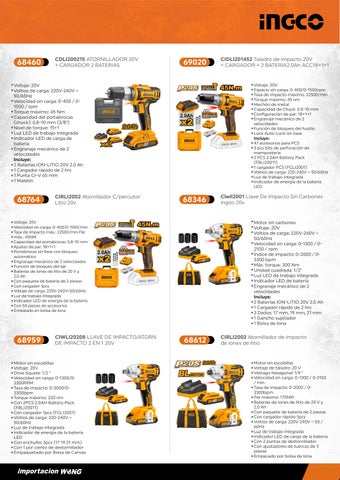 CATALOGO INGCO ELECTRICO 册 1 第 5 页