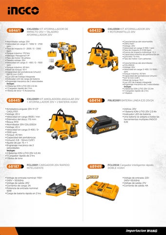 CATALOGO INGCO ELECTRICO 册 1 第 6 页