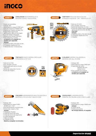 CATALOGO INGCO ELECTRICO 册 1 第 8 页