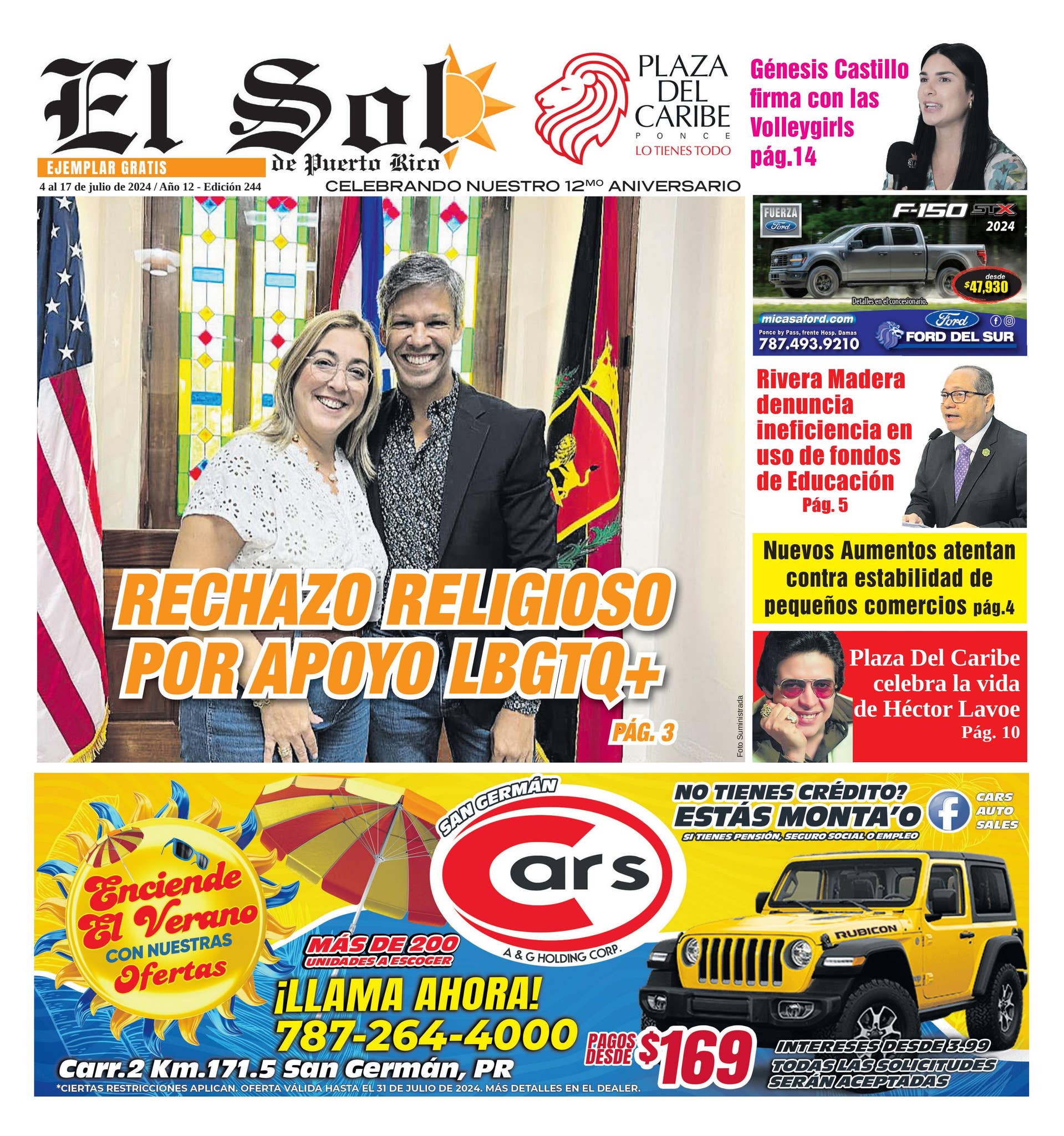 Periódico El Sol de Puerto Rico #244 by El Sol de PR - Issuu