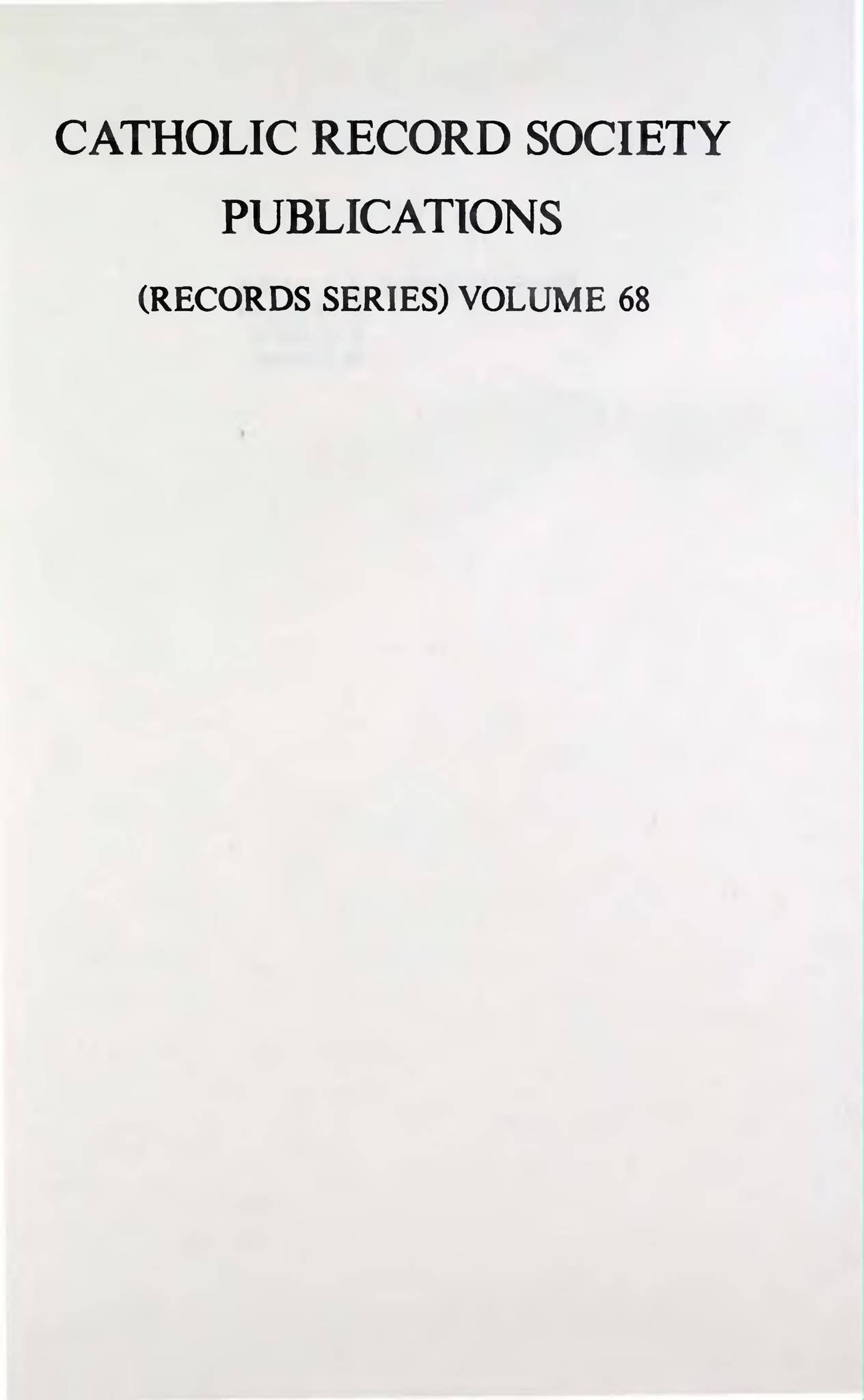 Records Volume 68: Spain and the Jacobean Catholics Volume 2 by The  Catholic Record Society - Issuu
