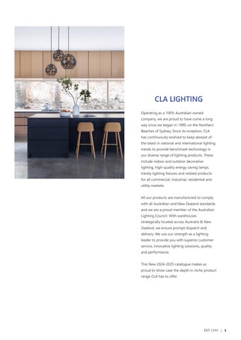 CLA 灯饰目录 2024-2025 第 3 页