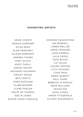 2024 LEEDS 夏季 GROUP SHOW 第 5 页