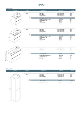 MOON × MATCH 卫浴 系列 / prices 第 13 页