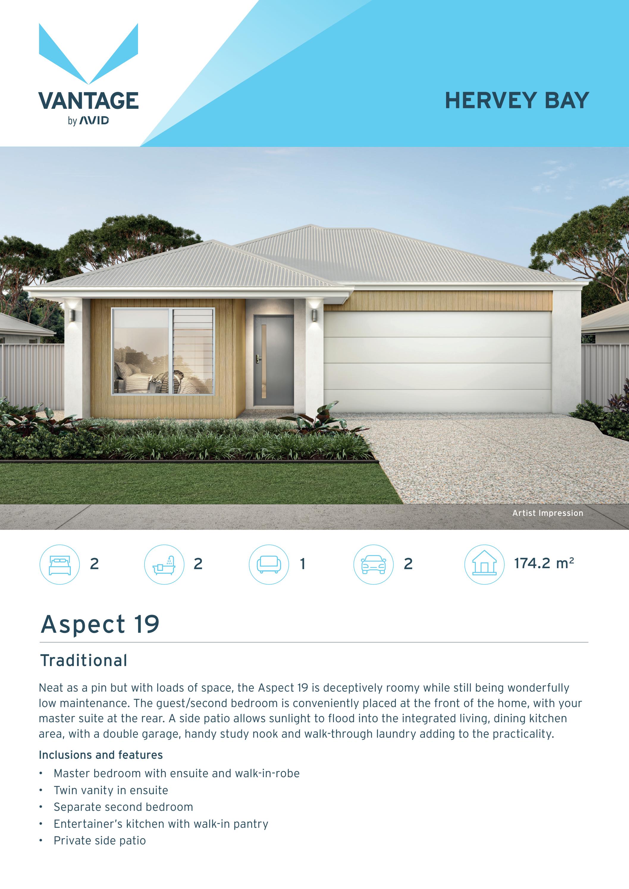 VANTAGE Inspire - Aspect 19 Traditional by AVID Property Group - Issuu