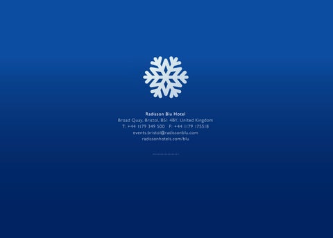 Festive 家具手册 2024 Radisson Blu 酒店 Bristol 第 20 页