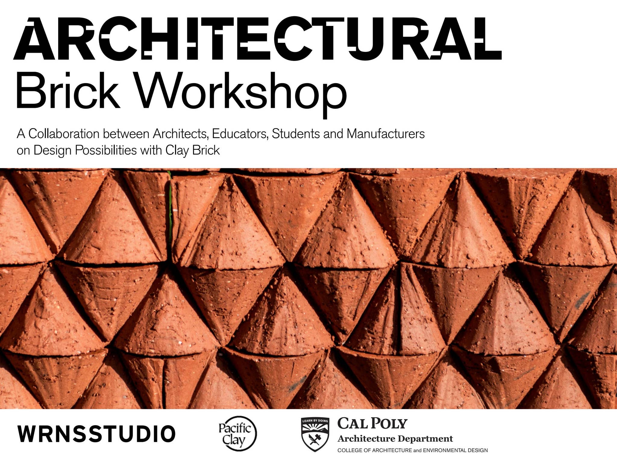 Architectural Brick Workshop by Cal Poly CAED - Issuu