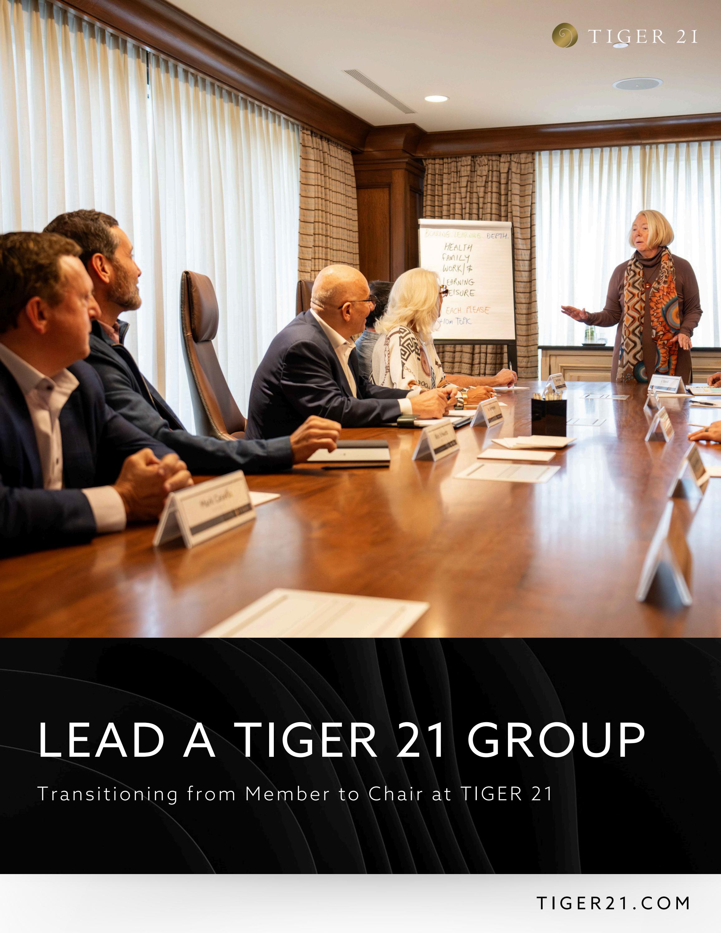 Member to Chair Brochure by TIGER 21 - Issuu