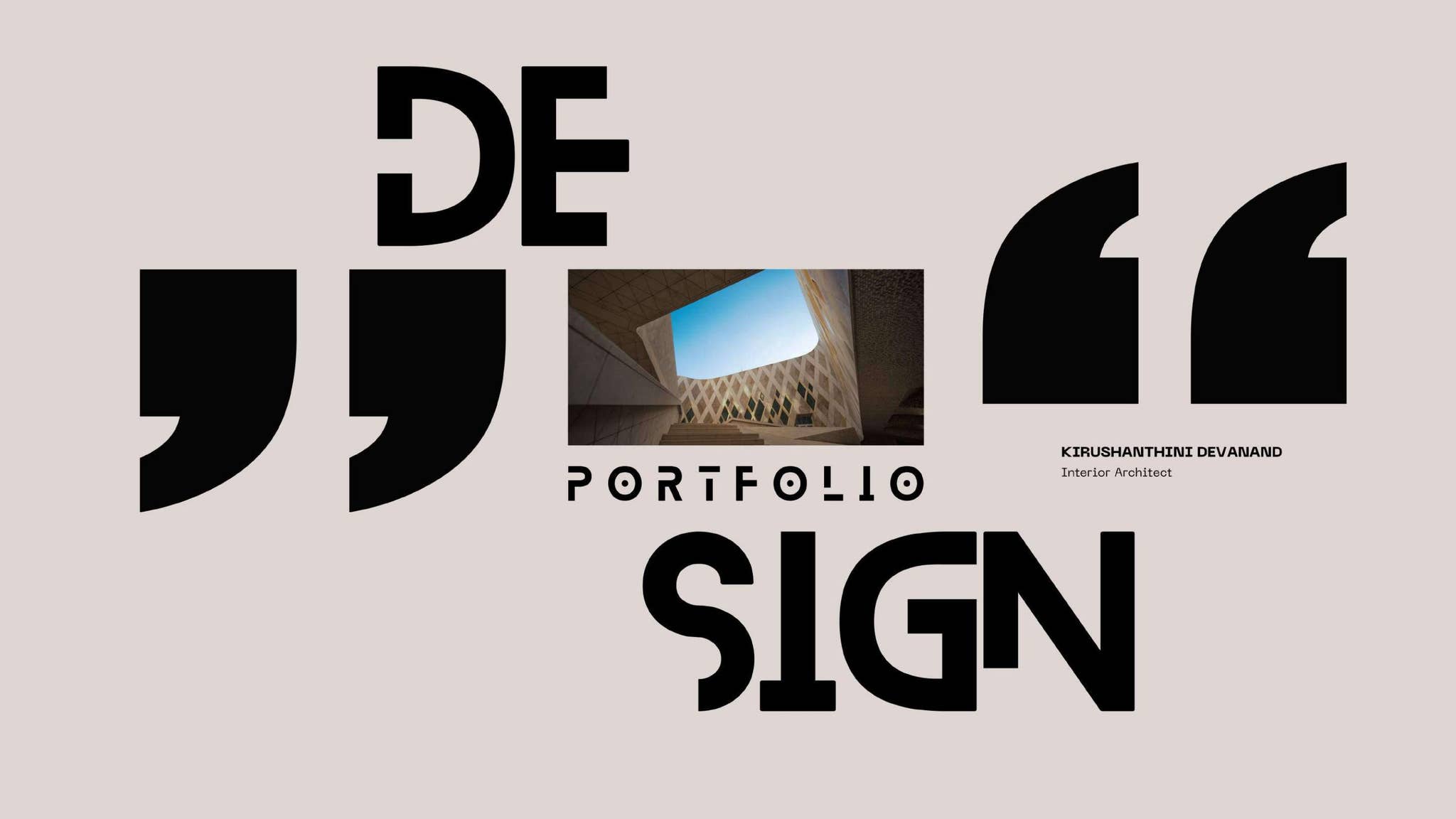 Interior Architecture Portfolio by Kirushanthini Devanand - Issuu