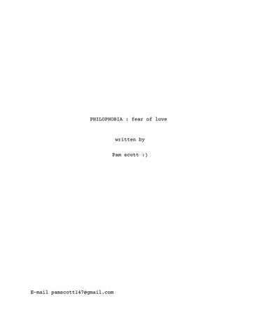 Philophobia : fear of love