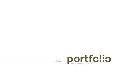 Interior design portfolio