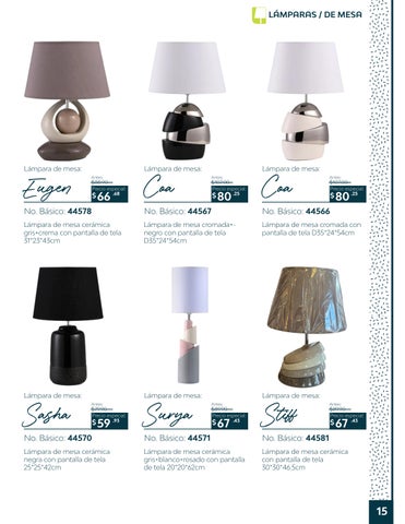 Jennifer Martinez 灯饰目录 · Mid year SALE - Luminare 第 15 页